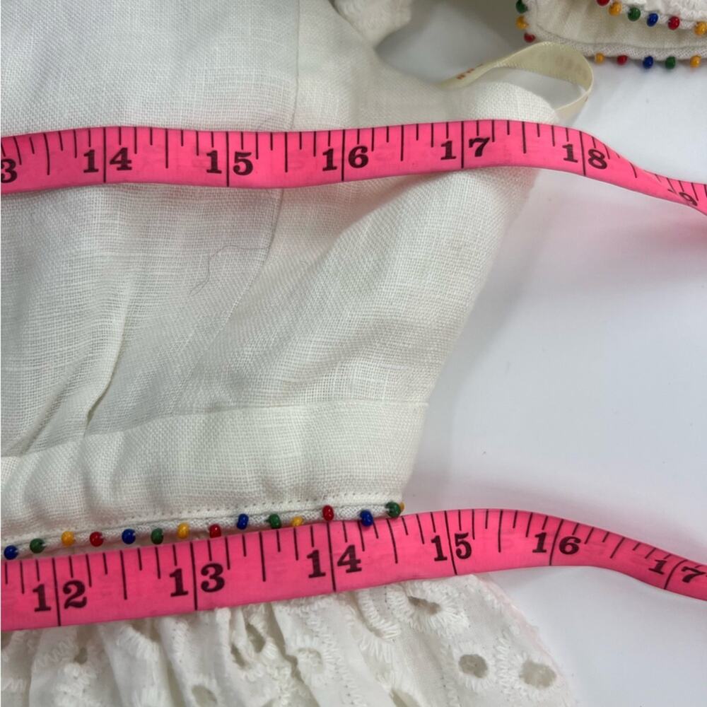 NWT Farm Rio Off-White 3D Flower Maxi Dress Size Medium - Picture 8 of 9